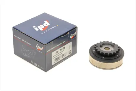 Шків з датчиком фаз ГРМ AUDI A1, A3, A4 B6, A4 B7, A6 C6, TT SEAT ALTEA, ALTEA XL, EXEO, EXEO ST, LEON, TOLEDO III SKODA OCTAVIA II VW EOS, GOLF PLUS V, GOLF V, GOLF VI 2.0 07.02-11.17 HEP21-7025 HEPU 217025