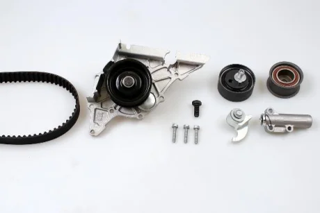 Комплект ГРМ + помпа Audi A4/A6/ VW Passat 2.4/2.8 95-05(253x30)(помпа P544) HEPU PK05442