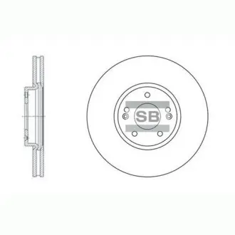 Гальмівний диск SANGSIN Hi-Q (SANGSIN) SD1053
