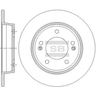 Гальмівний диск SANGSIN Hi-Q (SANGSIN) SD1085