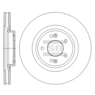 Диск тормозной SANGSIN Hi-Q (SANGSIN) SD1091