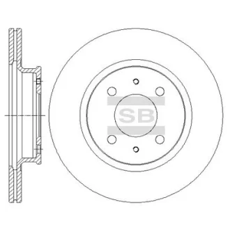 Диск тормозной SANGSIN Hi-Q (SANGSIN) SD1098