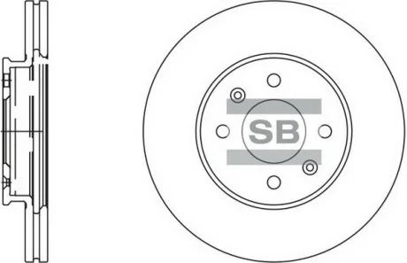 Диск тормозной SANGSIN Hi-Q (SANGSIN) SD2039