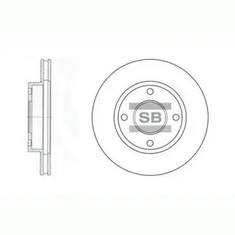 Гальмівний диск SANGSIN Hi-Q (SANGSIN) SD3027