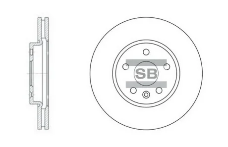 Гальмівний диск SANGSIN Hi-Q (SANGSIN) SD3031