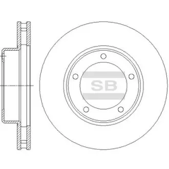 Гальмівний диск SANGSIN Hi-Q (SANGSIN) SD4037