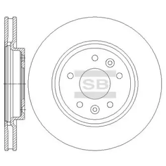 Диск гальмівний Hi-Q (SANGSIN) SD4251
