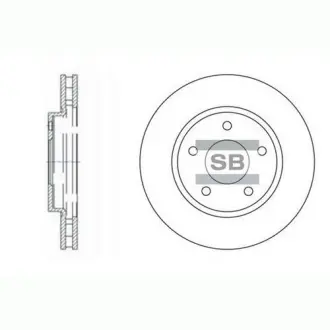 Диск гальмівний SANGSIN Hi-Q (SANGSIN) SD4315