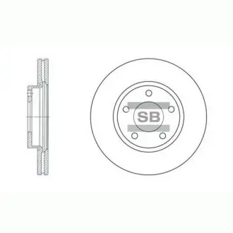 Гальмівний диск SANGSIN Hi-Q (SANGSIN) SD4401