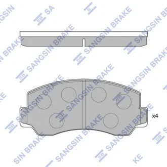 Колодки дискового тормоза SANGSIN Hi-Q (SANGSIN) SP1057