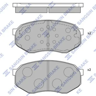 Колодки дискового тормоза SANGSIN Hi-Q (SANGSIN) SP1060F