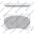 Колодки тормозные передние Hyundai Genesis (12-) Hi-Q (SANGSIN) SP1206 (фото 1)