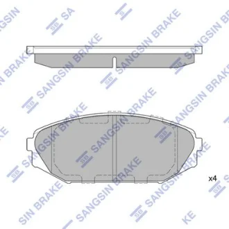 Колодки дискового тормоза SANGSIN Hi-Q (SANGSIN) SP1271