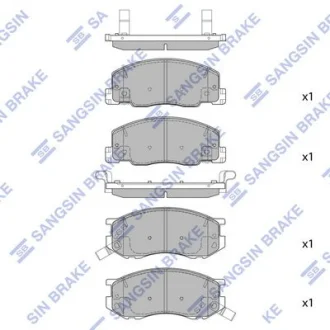 Колодки дискового тормоза SANGSIN Hi-Q (SANGSIN) SP1433
