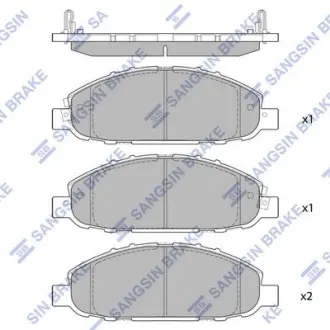 Колодки дискового тормоза SANGSIN Hi-Q (SANGSIN) SP1447