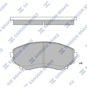 Колодки дискового тормоза SANGSIN Hi-Q (SANGSIN) SP1527
