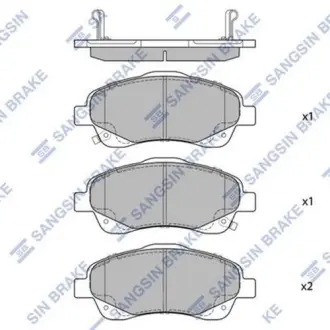 Колодки дискового тормоза SANGSIN Hi-Q (SANGSIN) SP1576