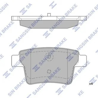 Колодки дискового тормоза SANGSIN Hi-Q (SANGSIN) SP2095
