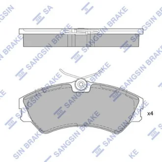 Колодки тормозные передние VW Transporter (-03) Hi-Q (SANGSIN) SP4053