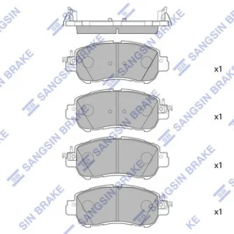 Колодки дискового тормоза SANGSIN Hi-Q (SANGSIN) SP4263