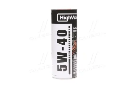 Масло моторное 5W-40 SN/CF (Канистра 1л) HighWay 10027