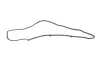 Прокладка кришки головки циліндрів на Accord 2.4 / ACURA HONDA 12341R40A00 (фото 1)