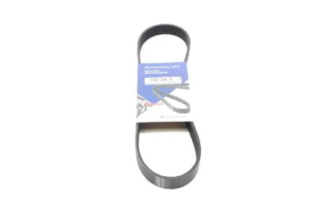 Ремінь генератора Citroen C2/C3 1.4HDi 02-/C4/Peugeot 206 CC/207/307 1.6HDi 03-15 (6PK780) HUTCHINSON 780 SK 6