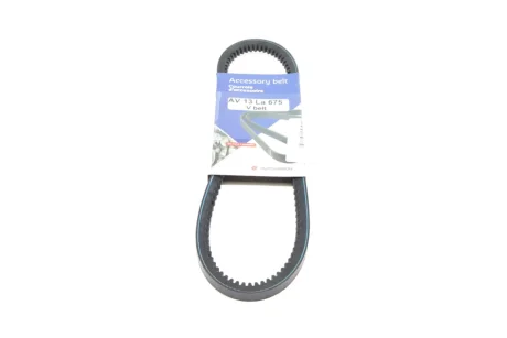 Ремінь генератора Hyundai Accent/Lantra 90-00/Kia Cerato/Rio 1.6 09- (13x675) HUTCHINSON AV 13 LA 675