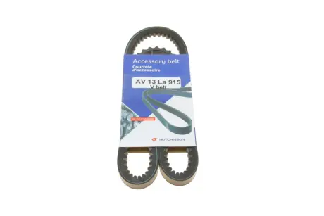 Ремінь генератора Audi 100/200/80/90 82-96 (13x915) HUTCHINSON AV 13 La 915