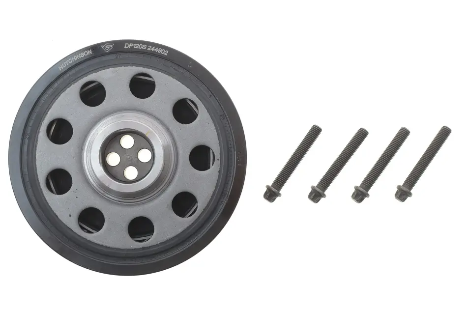 Шків колінвалу BMW 3 (E90/F30/F80)/ 5 (F10) 1.6-2.0 d 07- N47/M47 HUTCHINSON DP120S (фото 1)