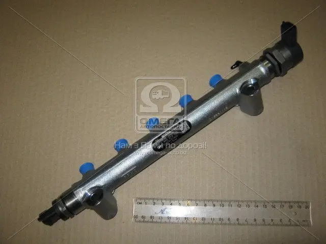 Паливна рейка 2.0CRDI 16V, 2.2CRDI 16V HYUNDAI Santa Fe CM 06-12, Tucson JM 04-09, i-30 FD 07-12, Sonata NF 04-09, Grandeur TG 05-11; KIA Sportage KM 04-10, Ceed ED 07-12, Magentis MG 05-10, Carens UN 06-12 Hyundai/Kia/Mobis 3140027400 (фото 1)