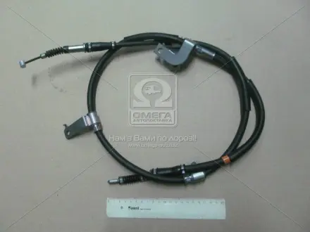 Трос гальмового гальма лівий Hyundai Santa Fe 06- (Mobis) Hyundai/Kia/Mobis 597602B500DS