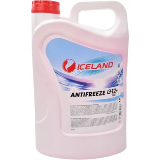 Антифриз G12+ Red (-24C), 5л, (червоний) ICELAND 6575