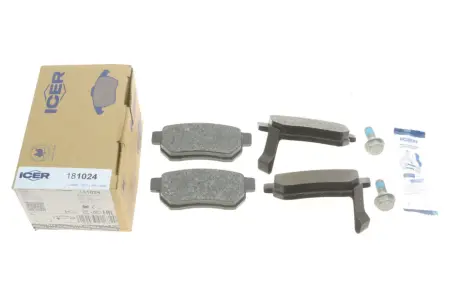 Тормозные колодки (задние) Honda Civic V/VI 91-00/CRX III 92-98/Jazz III/IV 02-/City V 08- ICER 181024