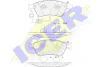 Колодки гальмівні (передні) Audi A6 04-11/A8 96-/Seat Ibiza 03-04/VW Phaeton 02-16 (+датчики) ICER 181725 (фото 1)
