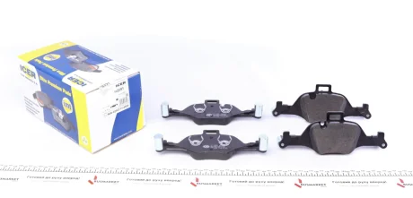 Тормозные колодки (передние) BMW 3 (G20-21/G80-81)/X3-X6 18-/5 (G30/G31/F90)/6 (G32)/7 (G11/G12) 15- ICER 182291