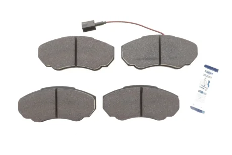 Колодки гальмівні (передні) Citroen Jumper 02-/Fiat Ducato/Peugeot Boxer 98- R15 (+датчик) ICER LM1523