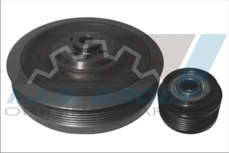 Шків колінвалу + шків генератора VW LT/T4/Crafter 2.5TDI IJS GROUP 17-1029KIT A