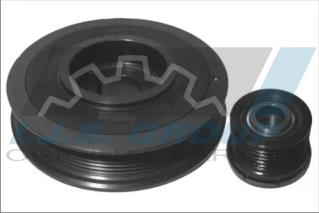 Шкив коленвала + шкив генератора Opel Astra G/Vectra B 2.0/2.2 CDTI (6PK) IJS GROUP 17-1030KIT