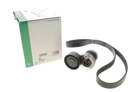 Комплект ремня генератора Renault Kangoo 1.5 dCi 17- (6PK1165), K9K/OM608.915 INA 529 0590 10
