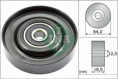 Ролик генератора Nissan Micra III/Note 1.0/1.2/1.4 16V/LPG, 03-13 INA 532 0785 10