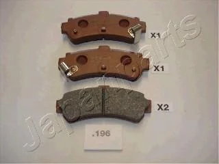 Колодки гальм NISSAN зад. ALMERA 95- JAPAN PARTS JAPANPARTS PP196AF