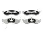 Колодки гальмівні передні Jeep Cherokee, Grand Cherokee, Wrangler I, II/KIA Carnival I, II (-08) JAPKO 50057 (фото 1)