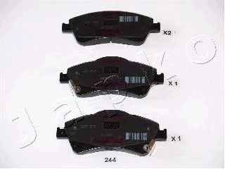 -Гальмівні колодки до дисків JAPKO 50244