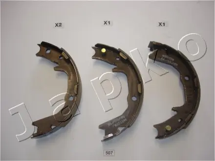 Колодки гальмівні стоянкового гальма Mitsubishi Outlander, Pajero, Lancer (99-13) JAPKO 55507