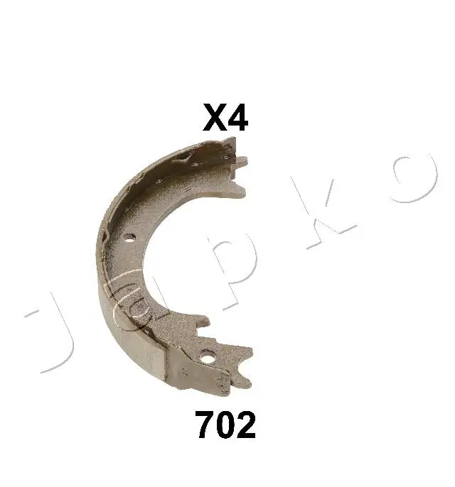 Колодки гальмівні барабанні задні Lexus RX (08-)/Mitsubishi Pajero IV (06-)/Subaru Tribeca (05-) JAPKO 55702 (фото 1)