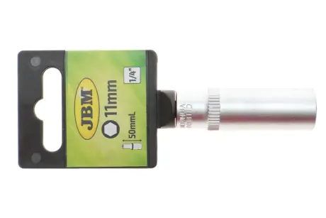 Головка торцева 1/4" 11 мм Long 50 мм JBM 10096