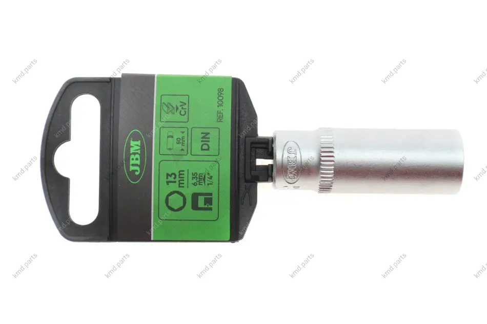 Головка торцева 1/4" 13 мм Long 50 мм JBM 10098 (фото 1)