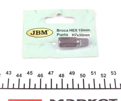 Біта M10 Hex 7 JBM 10371