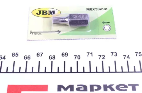 Біта M10 XZN TP6 JBM 10425
